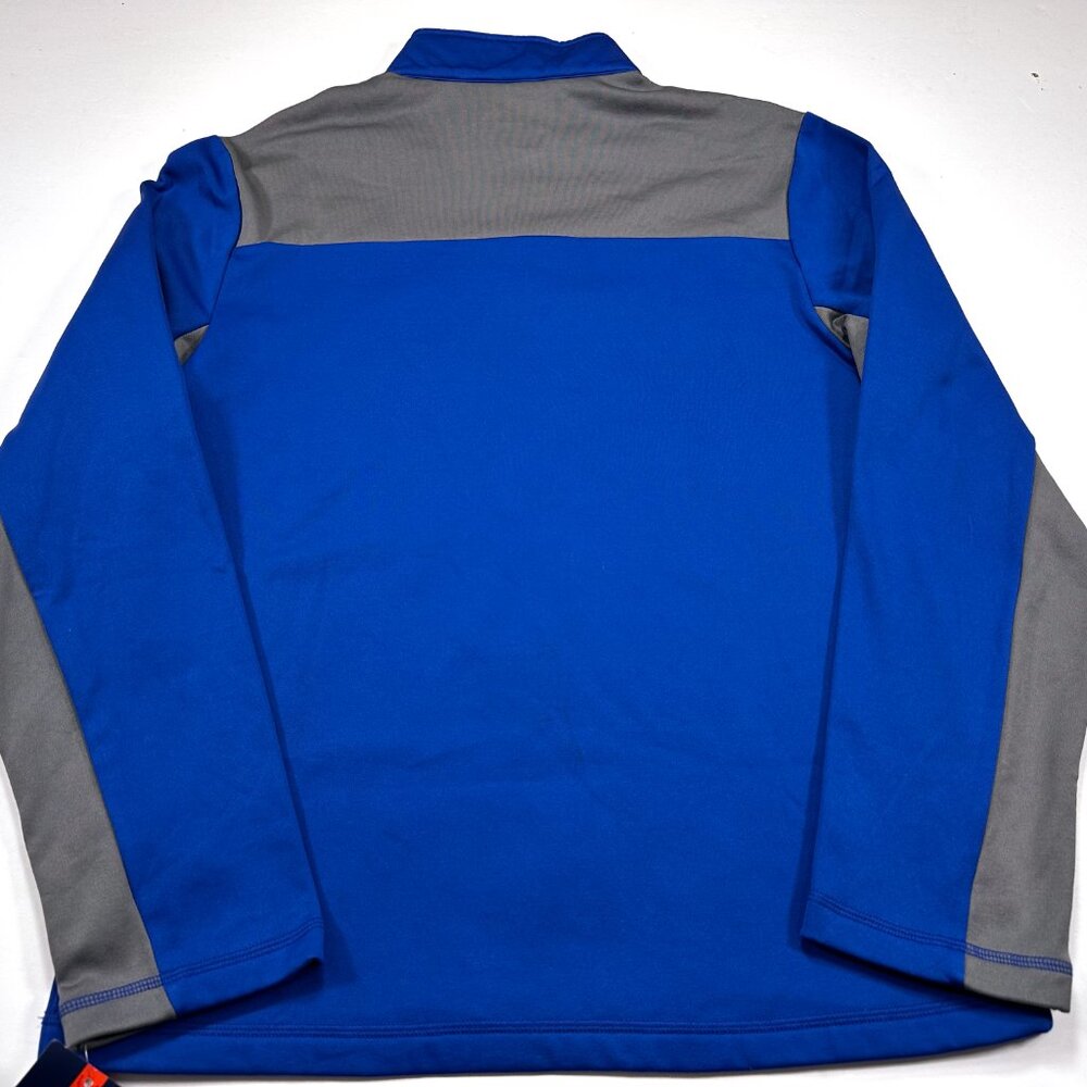Fanatics NCAA M 1/4 Zip University of Kansas Jayhawks Long Sleeve Pullover NEW - Picture 6 of 6